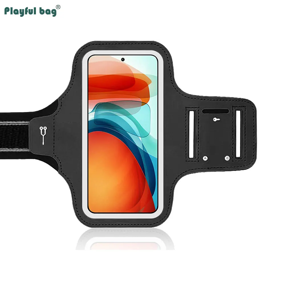 Bolsa de brazo deportiva para correr, bolsa Universal para teléfono móvil de 7 pulgadas, pantalla táctil de alta definición, bolsa de muñeca para Fitness AVA321 - imagen 2