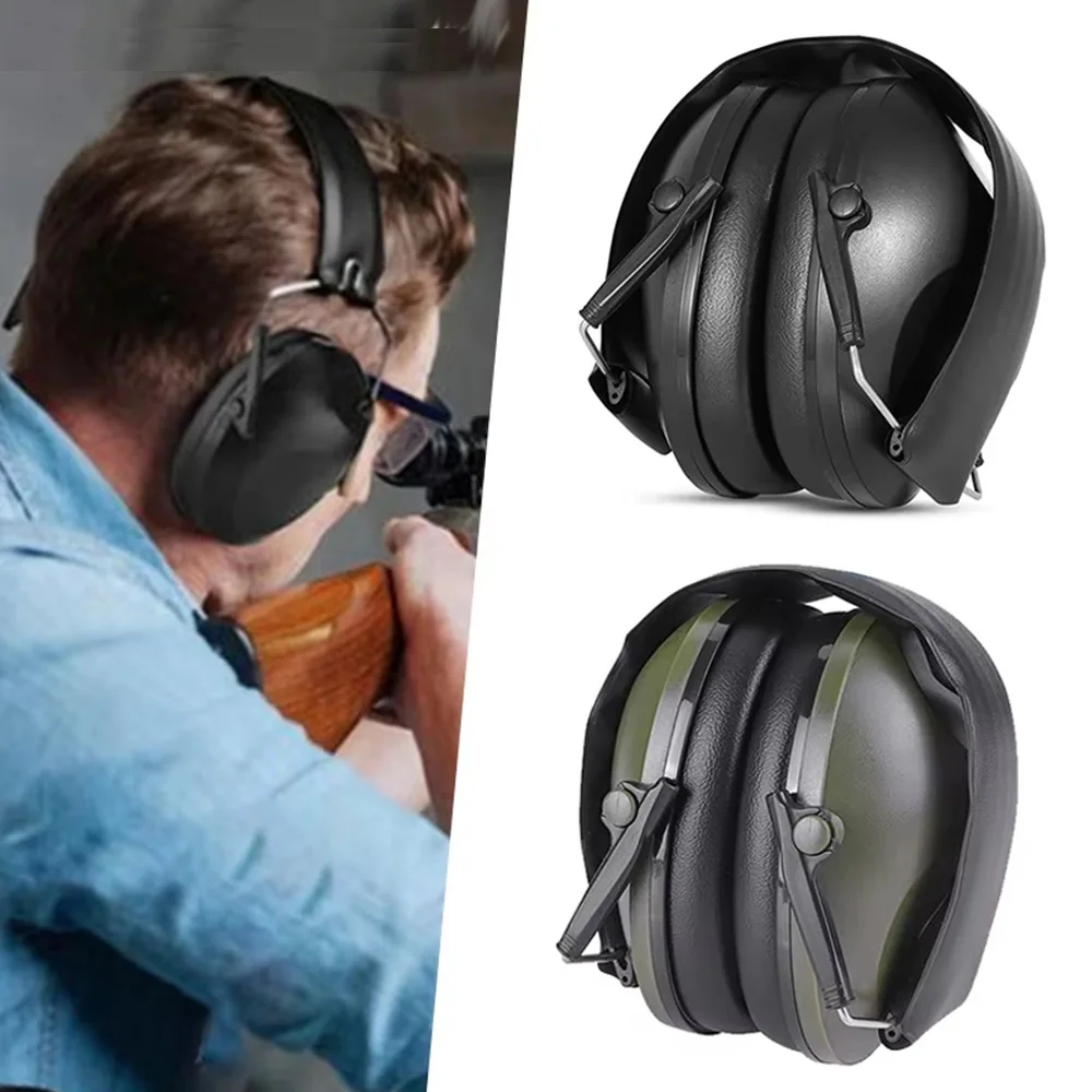 Tapones para los oídos antirruido, protectores tácticos plegables para caza, protección auditiva insonorizada para tiro - imagen 5