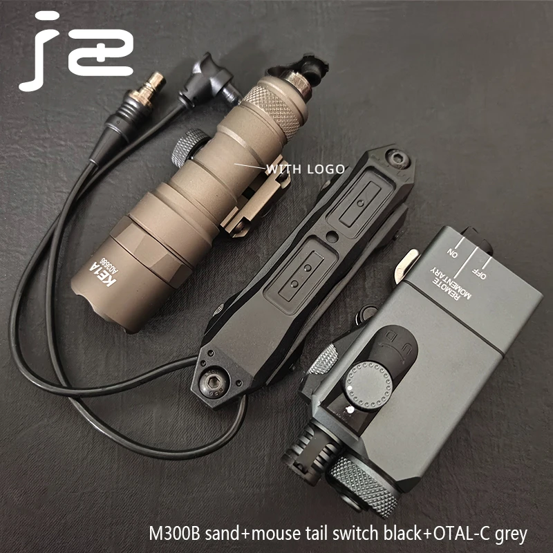 OTAL-C táctico de liberación rápida, láser verde M600 M300, linterna, accesorio para pistola de aire, interruptor de presión remoto doble - imagen 3