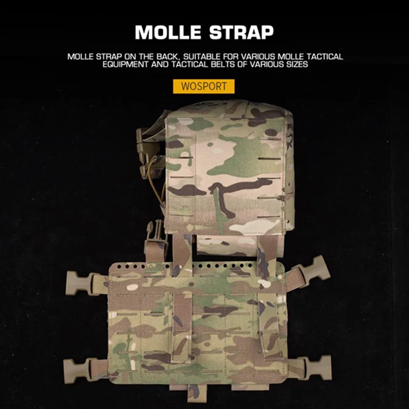 Bolsa táctica grande multifuncional, bolsa Molle Mutant, accesorios Airsoft - imagen 4