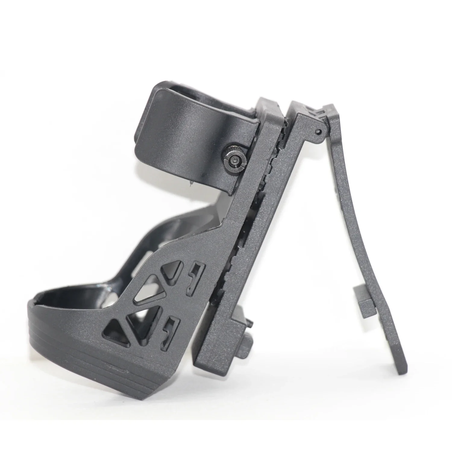 Funda para linterna, cinturón con palanca, sistema de bloqueo lateral, soporte giratorio para linterna, se adapta a accesorios tácticos Molle de 1 "-1,55" - imagen 3