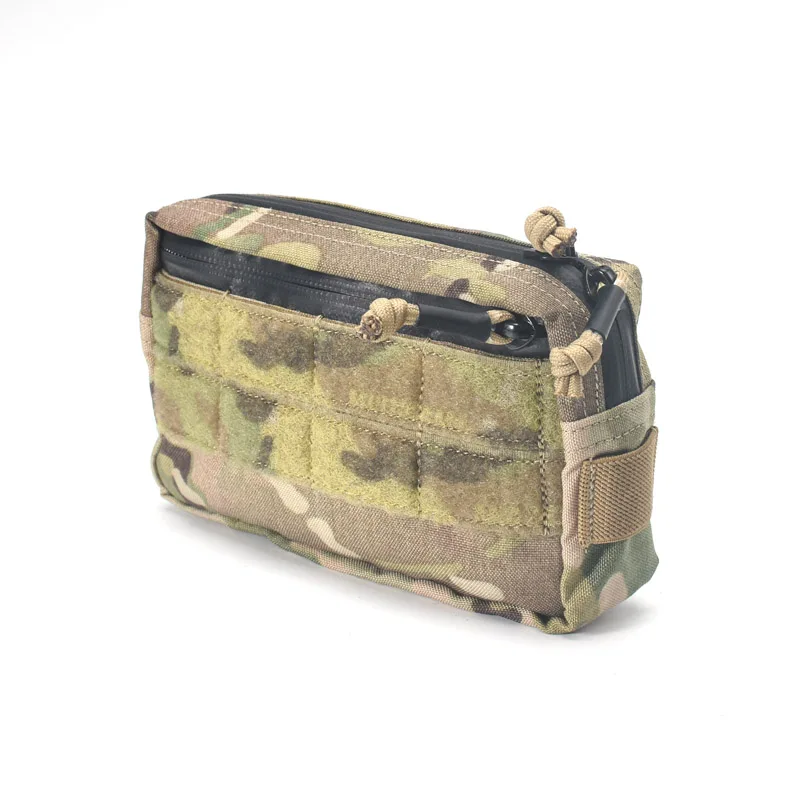 Bolsa de herramientas Horizontal, chaleco táctico, caza al aire libre, Camping, pecho, bolsas funcionales colgantes - imagen 4