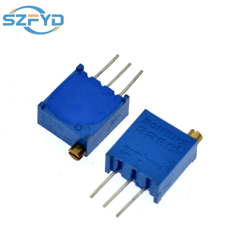 Kit de potenciómetro 20 piezas, resistencia Variable 3296W de alta precisión 100R -1M 200R 500R 1k 2k 5K 10K 20K 50K 100K 200k 500k - imagen 2