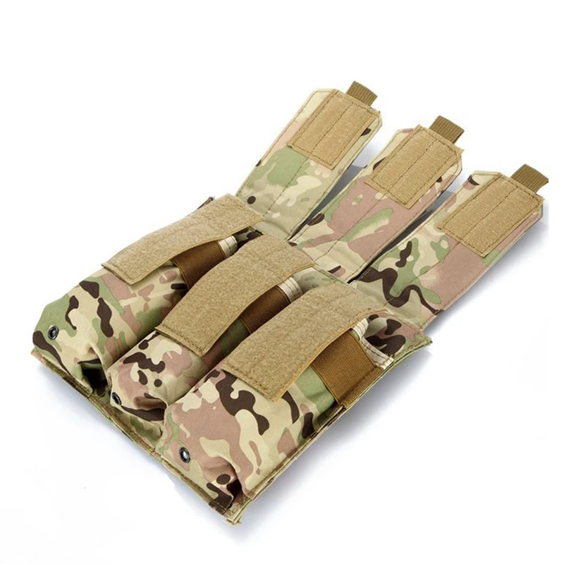 Bolsa de revistas de nailon 1000D Universal de 3 bandas, bolsa de revistas tipo Flip, pistola de aire militar, equipada con bolsa de revistas táctica militar - imagen 5