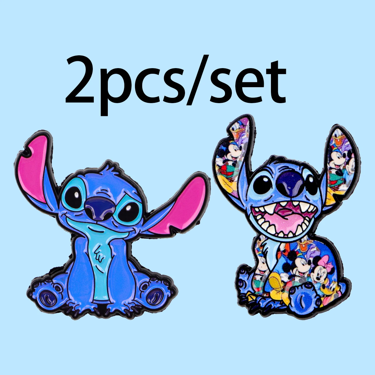 Alfileres esmaltados de alienígena, broche de dibujos animados, Pin de solapa de Metal, insignia, accesorios para mochila, joyería, regalos para mejores amigos, 2 uds.