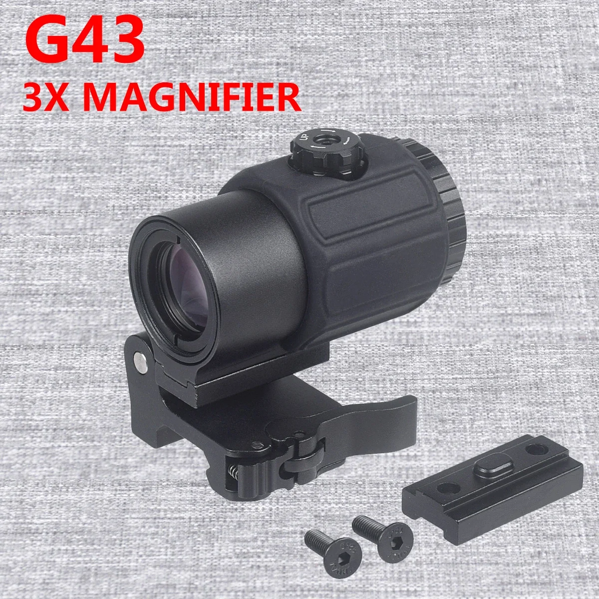 Mira táctica G33 G43 G45, mira fija 3X 5X, lupa 551 552 553 558, unidad de mira holográfica, montaje en altura OMNI FTC rápido de 2,26" - imagen 5