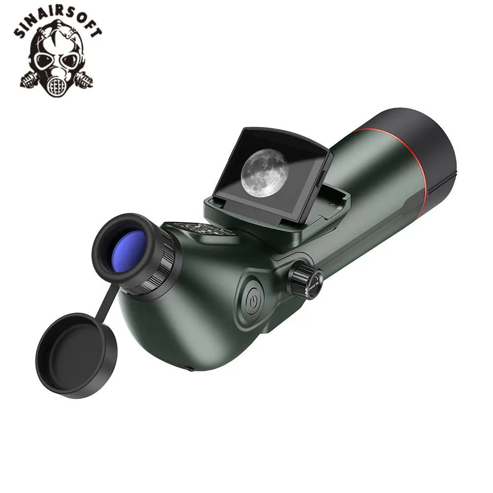 Cámara telescópica astronómica SPX5-80 4K UHD 350X 30MP telescopio astronómico a prueba de agua para uso diurno y nocturno con botón táctil - imagen 2