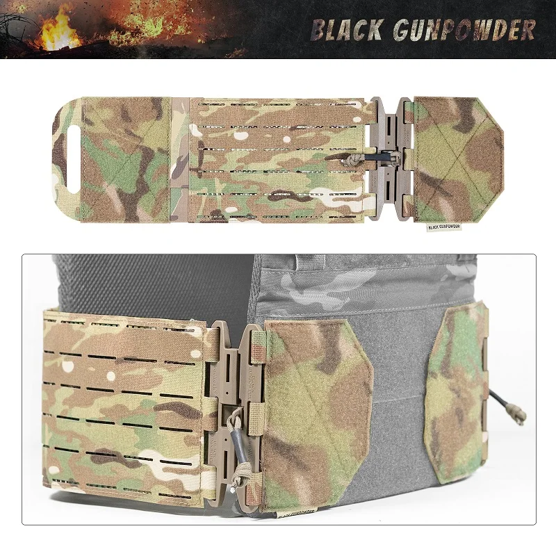 Chaleco táctico para exteriores, con corte láser, elimina rápidamente el botón magnético, cubierta de cintura, cinturón, sello de cintura - imagen 4