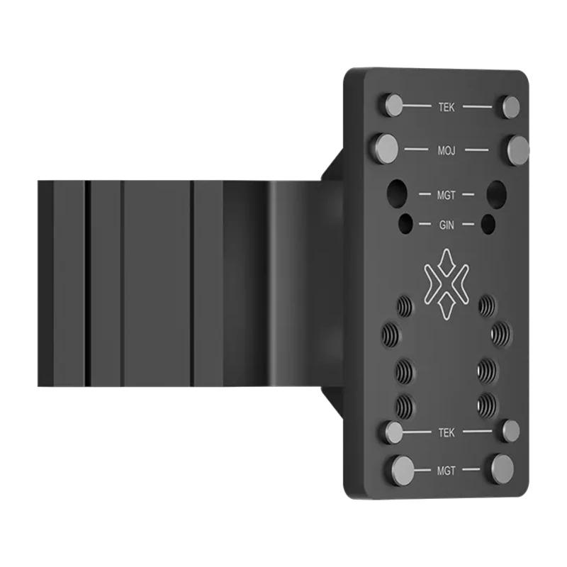 Vector 2007 Universal en un soporte de mira de punto rojo compensado inclinado de 45 grados para miras de punto rojo Frenzy Mgt/ Moj/ Tek/Gin Footprint - imagen 4