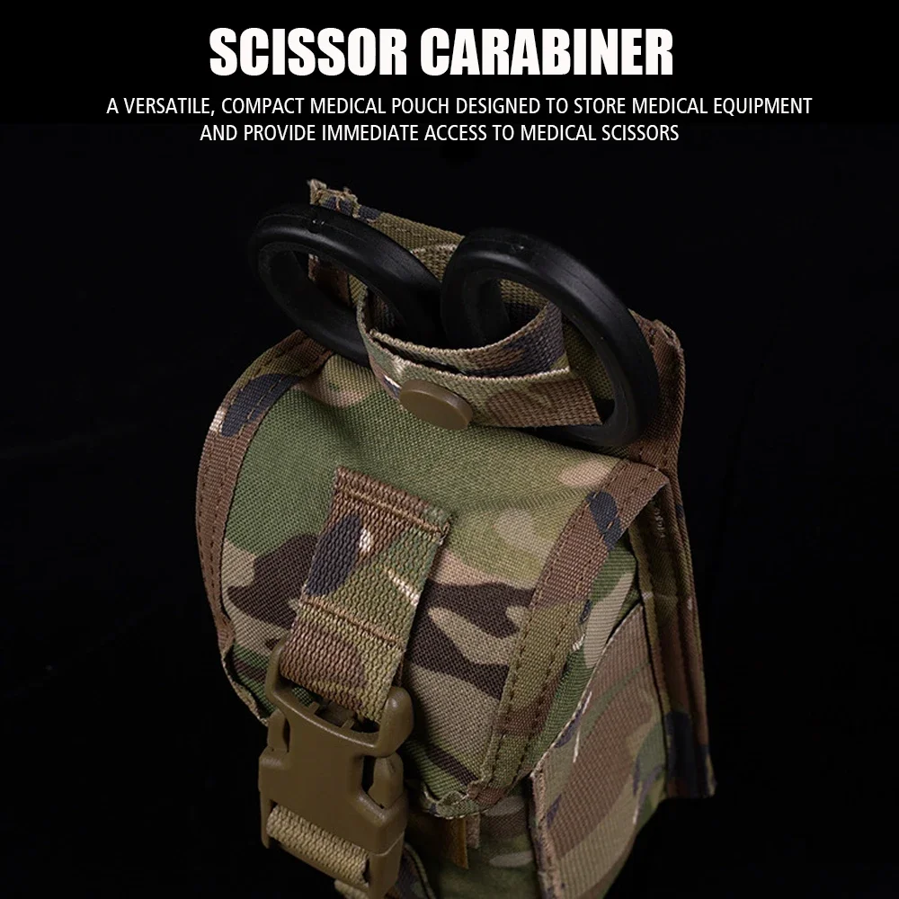 Kit de primeros auxilios táctico IFAK, tijera EMT, torniquete médico para gato, supervivencia, emergencia, bolsa Molle, chaleco de caza, portador de placa - imagen 3