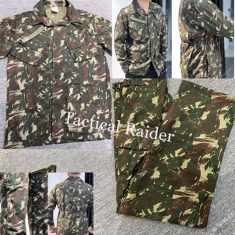 Conjunto de traje de combate de traje de camuflaje para campo al aire libre que incluye sombrero
