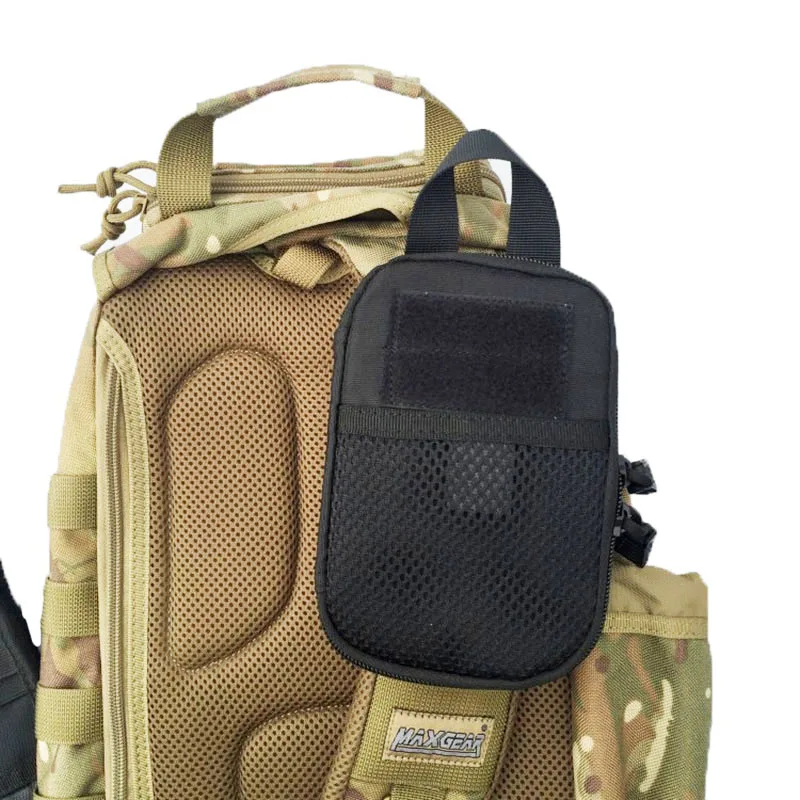 Bolsa táctica de nailon 600D para exteriores, riñonera Molle, bolsa para teléfono móvil, riñonera con cinturón, bolsa de equipo EDC, monedero para dispositivos - imagen 5