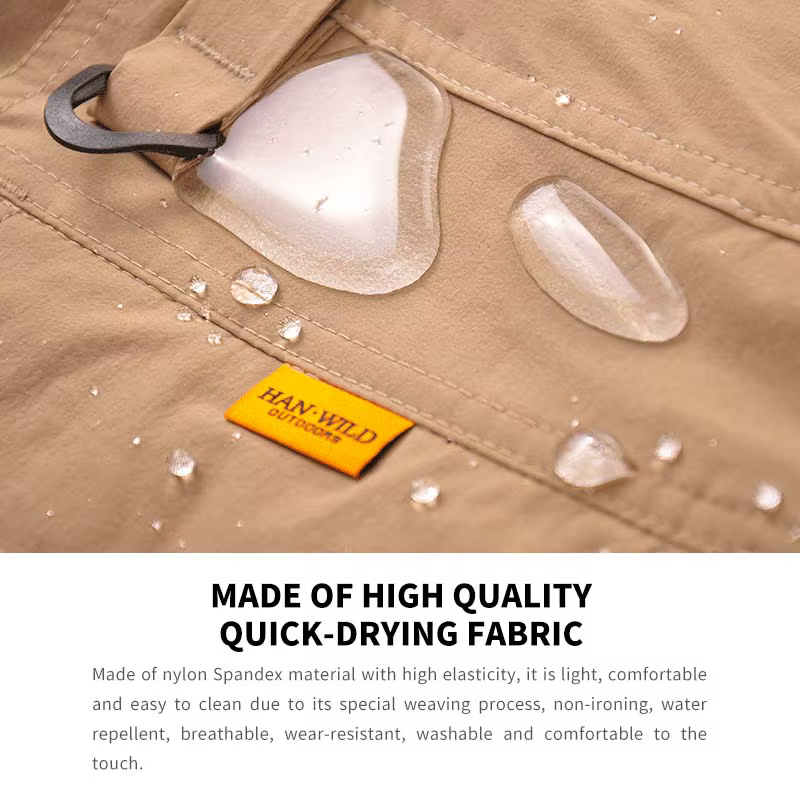 Pantalones cargo tácticos hombre secado rápido nailon senderismo pesca - imagen 4