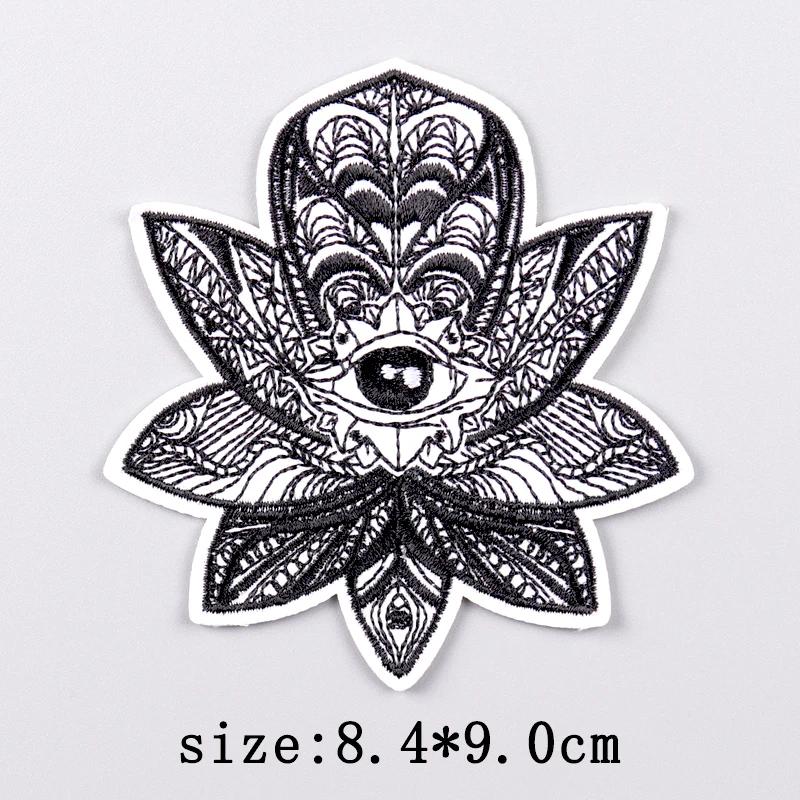 Parche de Ojos de Anime para planchar, parches termoadhesivos para ropa, parche bordado de diamantes de gema, apliques de bucle de gancho - imagen 2