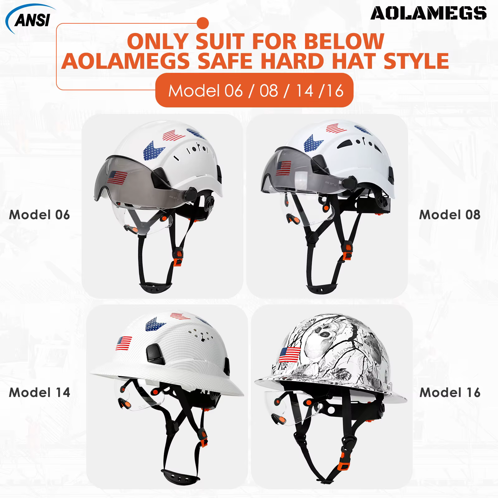 Aolamegs SF06 CR08 gafas de seguridad ANSI CE - imagen 5