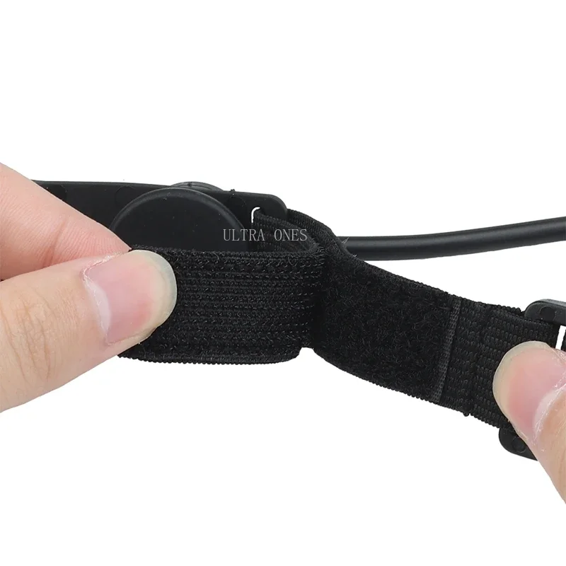 Micrófono táctico de garganta, micrófonos Walkie Talkie, Airsoft, tiro, caza, micrófono resistente, auriculares, enchufe NATO - imagen 5