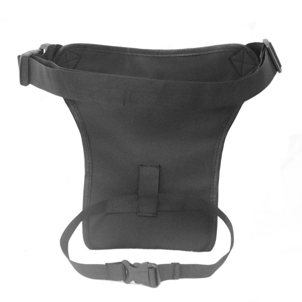 Bolsa para el muslo de cintura de Color sólido para hombre con diseño de correa desmontable, bolsa deportiva multifuncional con diseño de cremallera impermeable, para exteriores - imagen 5
