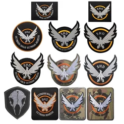 Parche táctico Calavera División - Brazalete PVC Airsoft Cosplay