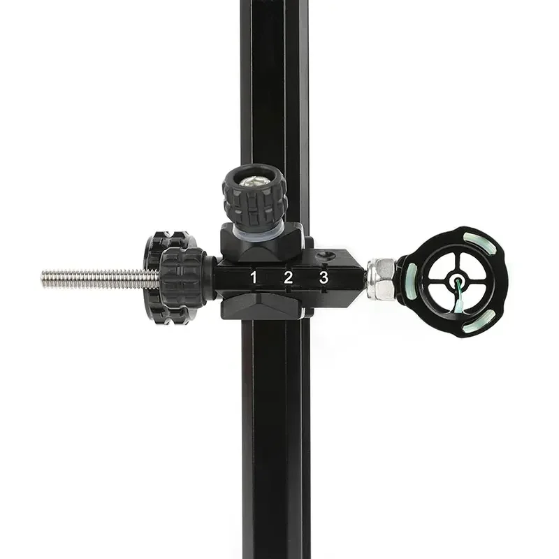 CX1 Arco de tiro con arco vista cabeza de puntería de aluminio caza objetivo-vista 0.019 pulgadas Pin de mira de fibra óptica, herramienta de tiro de flecha de arco - imagen 4