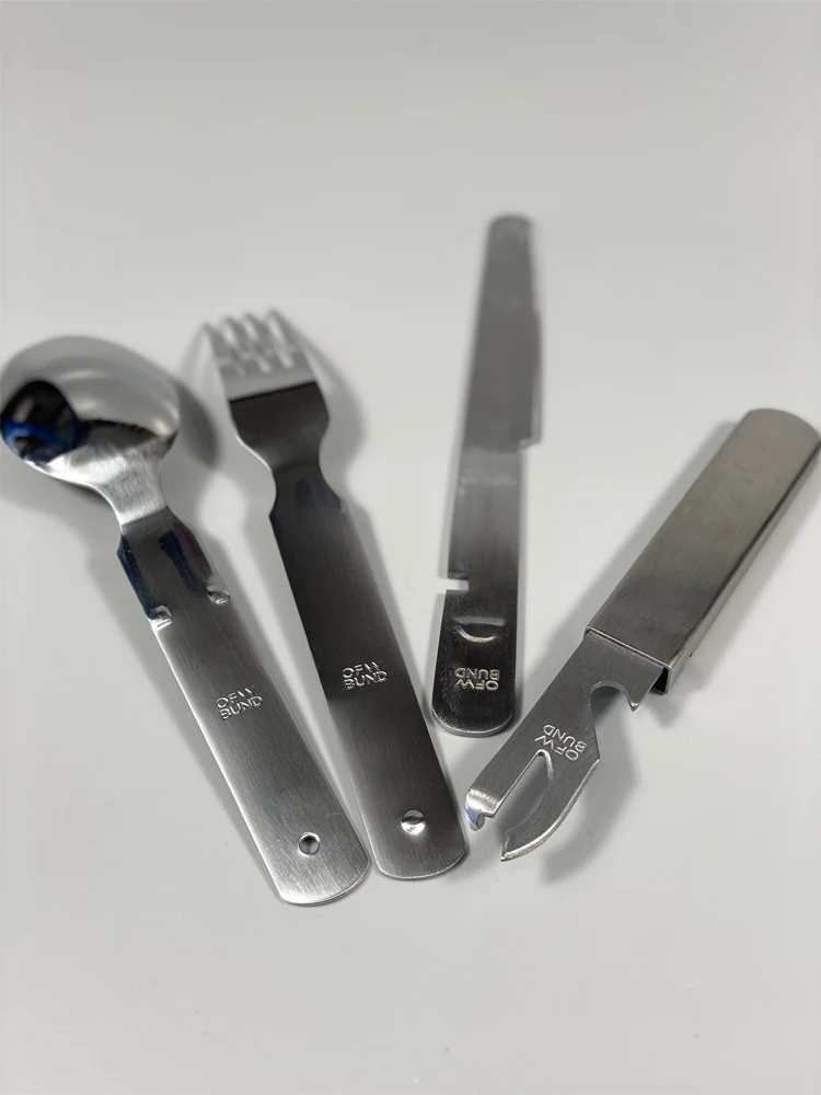 Juego de 4 cubiertos de acero inoxidable alemán - imagen 5