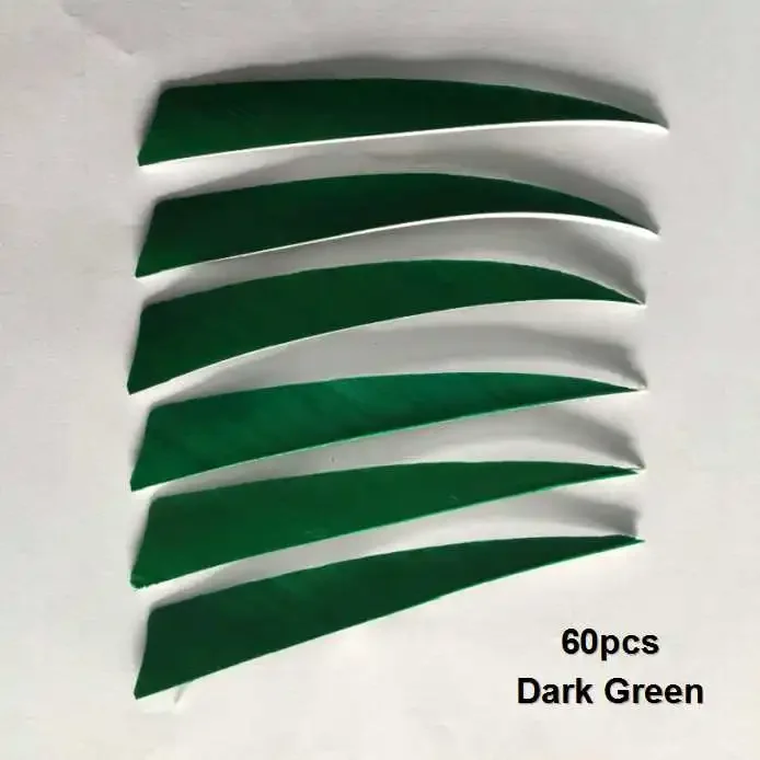 60pcs dark green