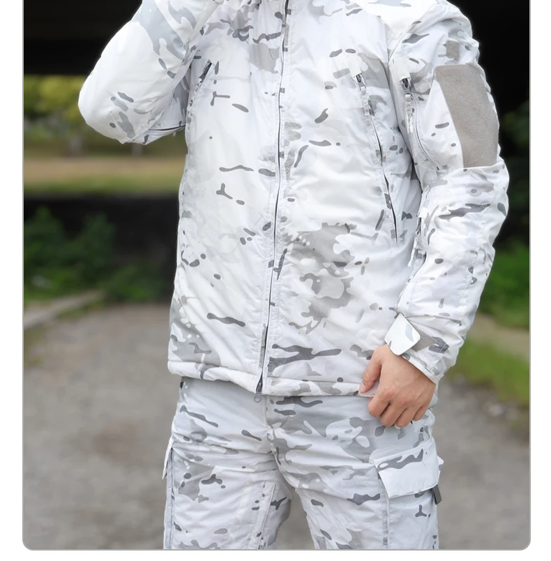 Camuflaje de nieve al aire libre MCAP DELTA 4,0 ropa/pantalones de algodón cálidos resistentes al frío polar de alta resistencia, ropa táctica de algodón - imagen 2