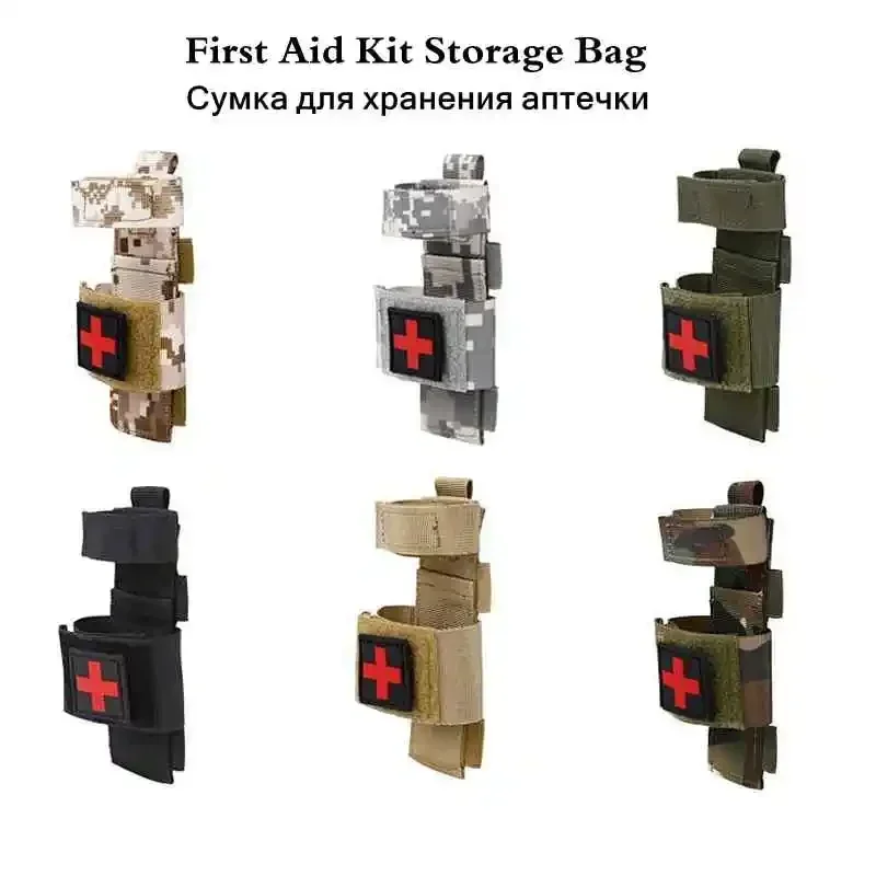 Botiquín de primeros auxilios con bolsa Molle, bolsa médica táctica con cinturón, torniquete rápido y tijeras para emergencias, caza, senderismo, equipo de acampada - imagen 4