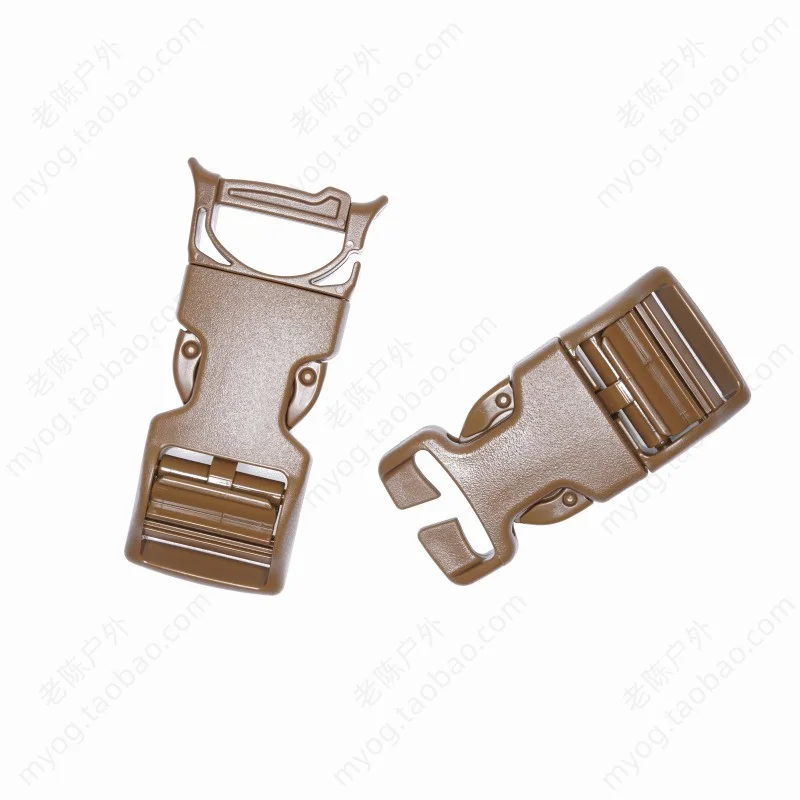 Hebilla táctica 25mm con bloqueo automático – Cierre antirresbale para cinchas - imagen 4