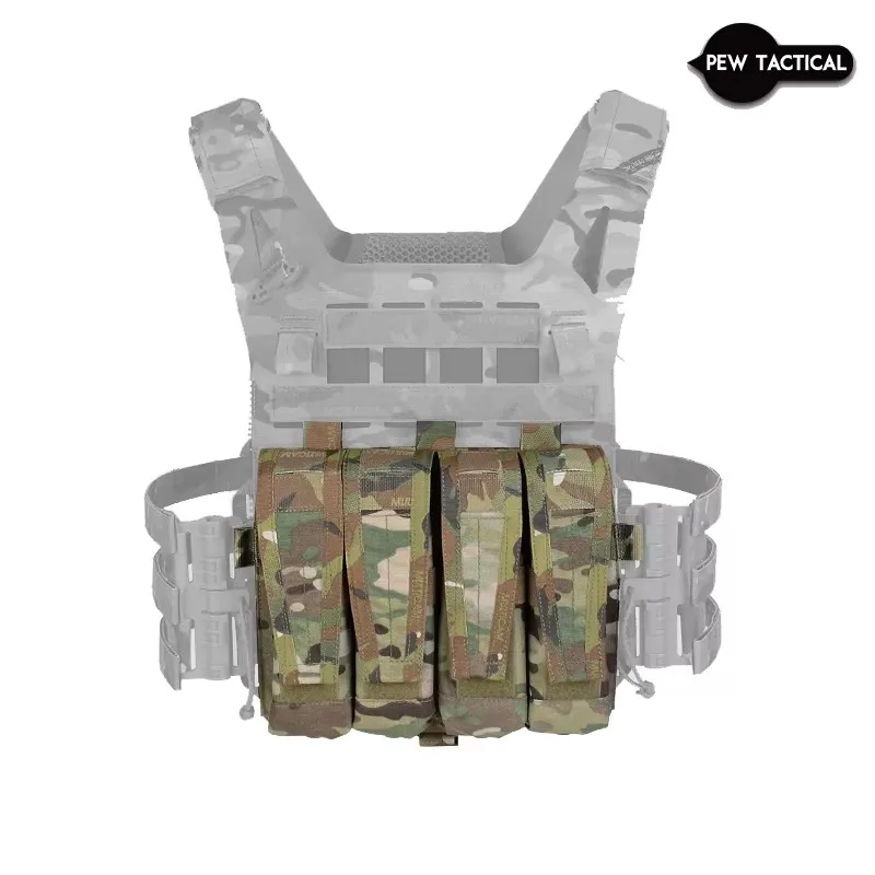 PEW-bolsa táctica con solapa para Mag, Clip portador Mag de 9MM, 45 paneles frontales AVS JPC2.0, bolsa desmontable con Clip para revistas Airsoft - imagen 4