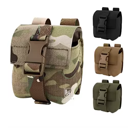 KRYDEX Bolsa Táctica MOLLE para Granadas EDC Cinturón Caza Frag
