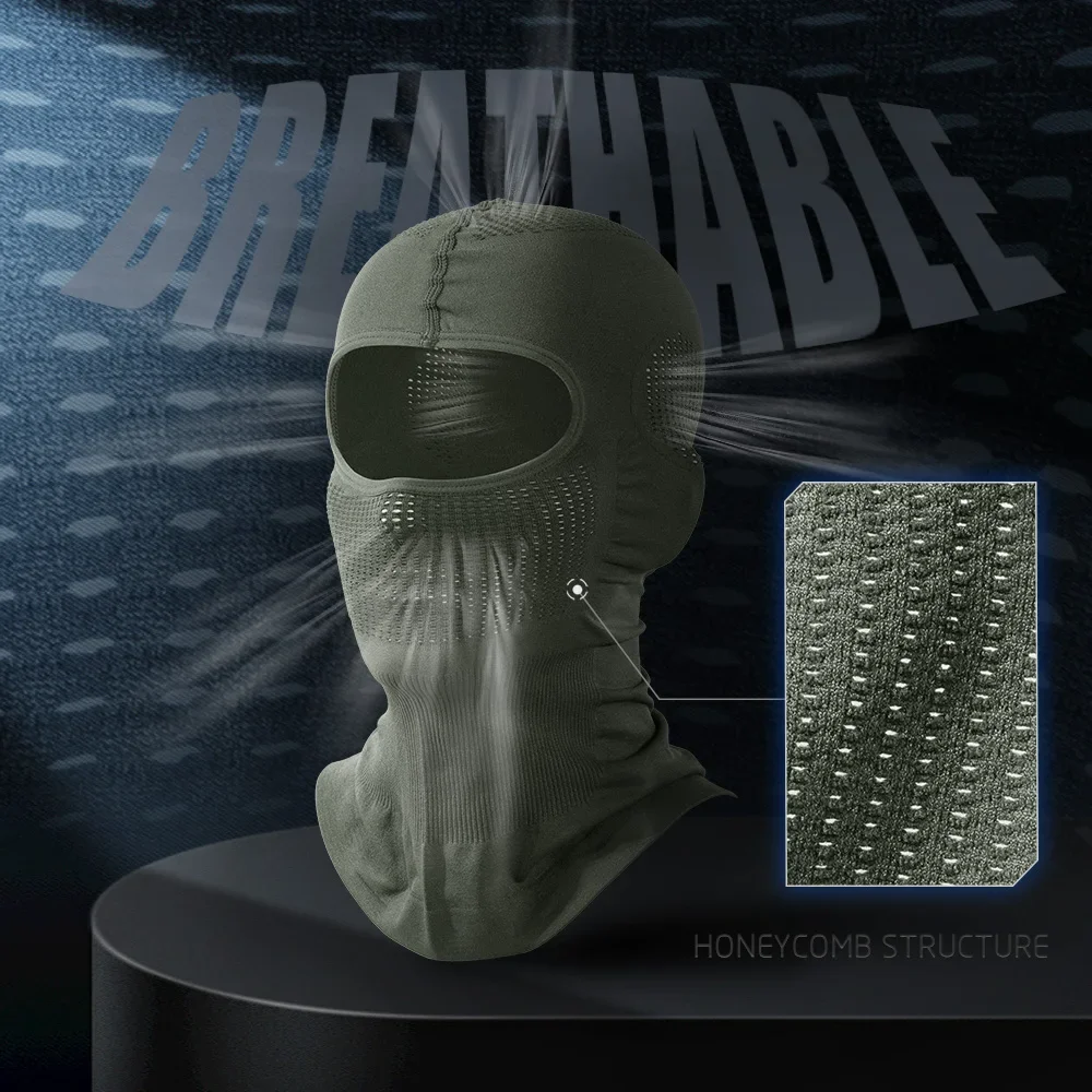 Máscara facial completa para motocicleta, pasamontañas transpirable, absorbente de sudor, equipo de motocicleta para motociclista, moto de carreras de motocross - imagen 3