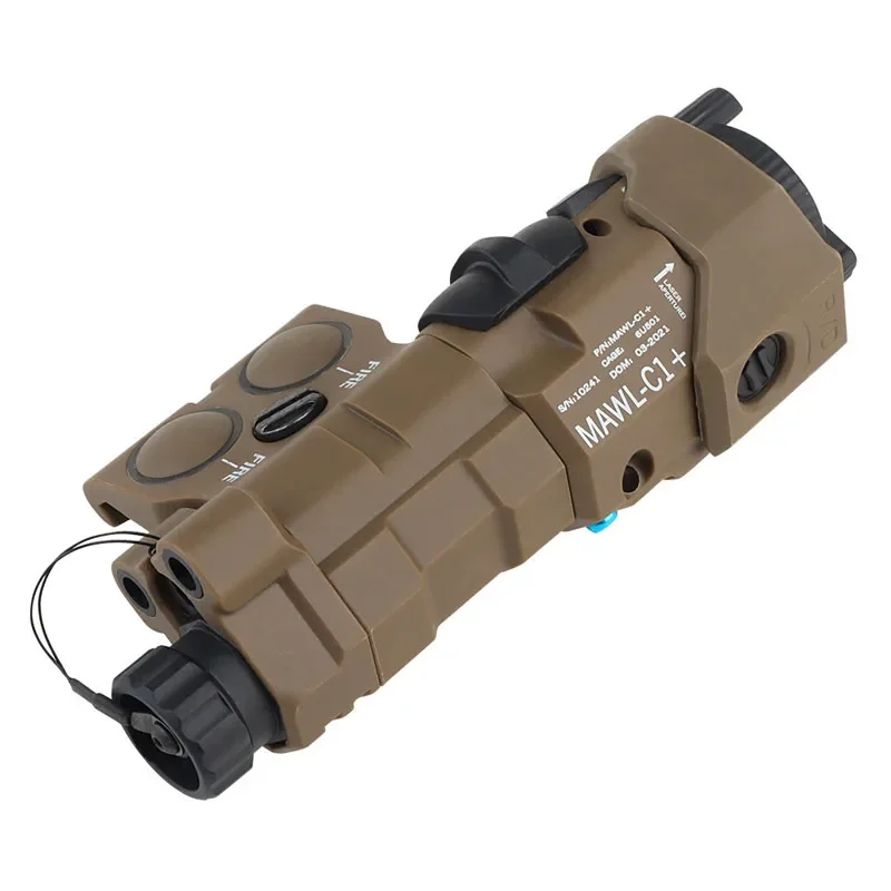 Herramientas tácticas para exteriores MAWL-C1 + caja de batería, montaje en riel Modular, caja de almacenamiento de batería CS Wargame Airsoft Paintball, engranajes de caza - imagen 2