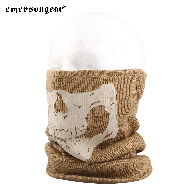 Emersongear táctico Merino Proline cuello polaina velo DE lana máscara DE francotirador bufanda Neacwear Airsoft senderismo ciclismo caza DE - imagen 2