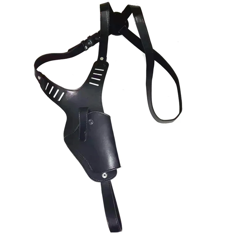 Funda pistola hombro cuero ocultable caza táctica - imagen 5