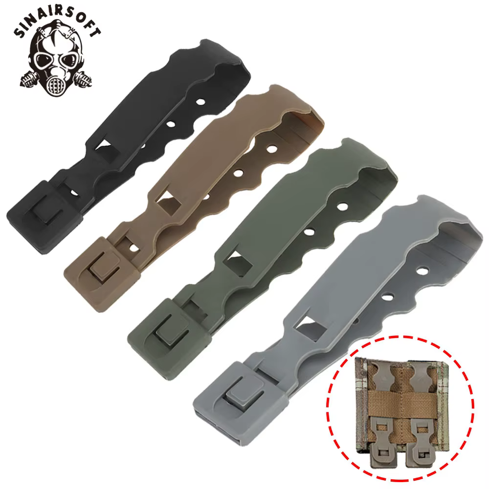 Clips Malice SINAIRSOFT – Sistema MOLLE táctico liberación rápida