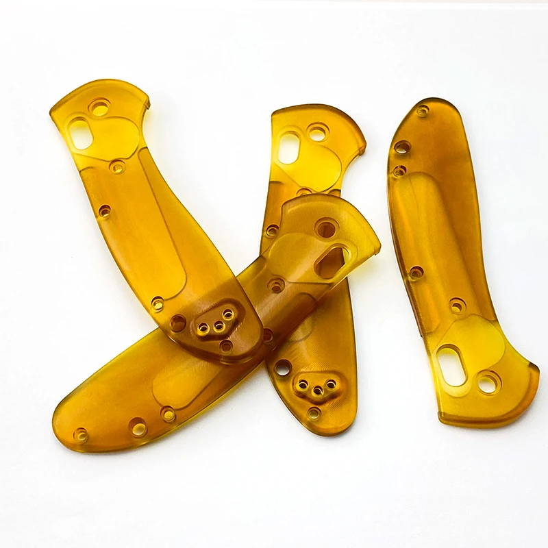 Cuchillo plegable hecho a medida, parches de básculas con mango Ultem PEI para cuchillos originales BM 550/551, Material de parche, accesorios DIY, 1 par - imagen 5