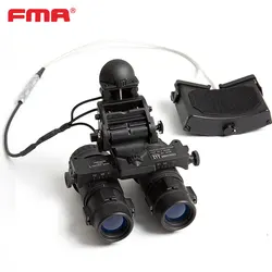 FMA AVS-9 gafas de visión nocturna con soporte para casco, luz verde