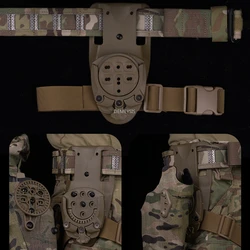Base de montaje para funda de pistola giratoria 360 grados – Modular
