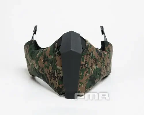 Equipo de juego de Paintball al aire libre FMA Mandible máscara táctica de media cara para casco de corte alto - imagen 3