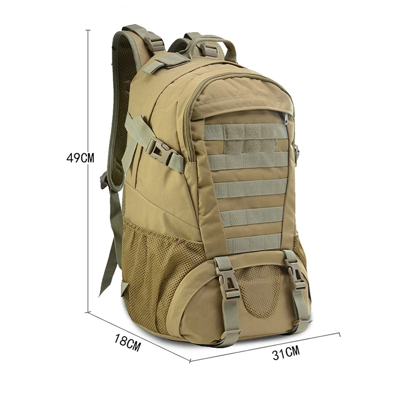 Mochila táctica militar, mochila de asalto Moore del ejército, mochila de viaje al aire libre, Camping, caza, montaña, escalada, bolsa de ocio - imagen 3