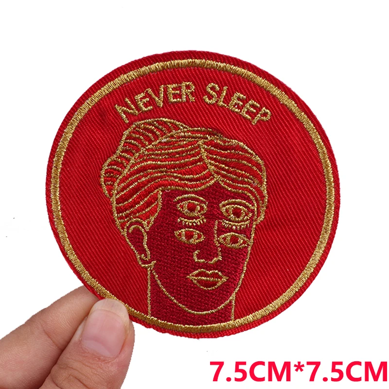 Nuevas chaquetas, mochila, parches bordados para coser, parche DIY Punk/cráneo, parches para planchar para ropa, parche de cinta musical Rock, insignias para coser - imagen 5