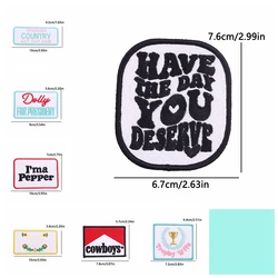Parche termoadhesivo vaquero occidental – Pack para ropa y mochilas