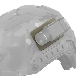 Soporte NVG giratorio para casco con placa Velcro de montaje rápido
