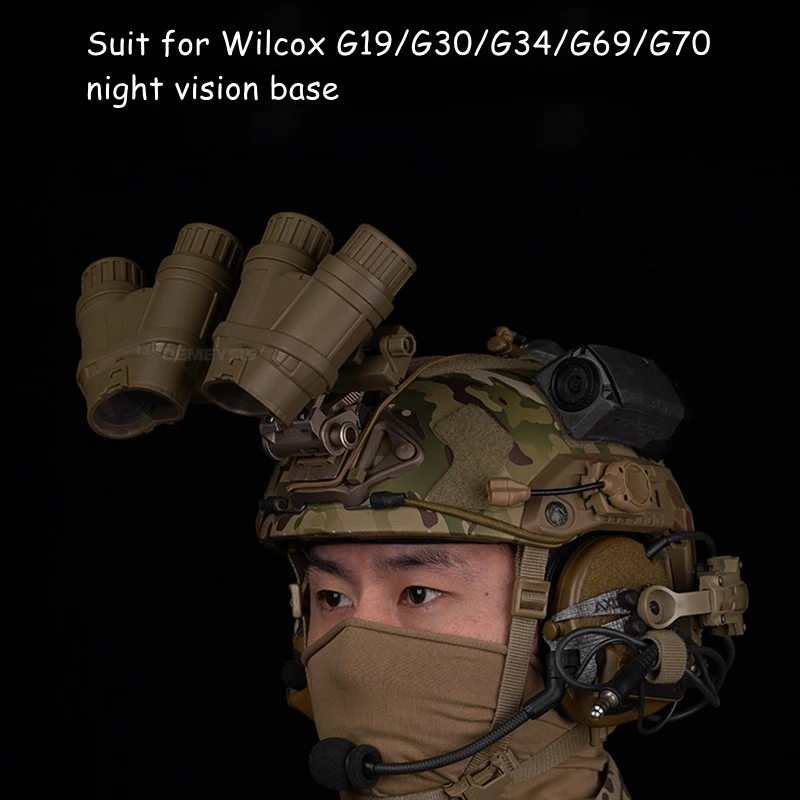 Juego de películas de visión nocturna GPNVG-18 Prop, réplica de casco táctico, soporte para entrenamiento táctico de película Airsoft - imagen 2