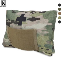 KRYDEX-Kit de supervivencia táctica, bolsa IFAK, bolsa médica, bolsa de primeros auxilios con MOLLE y cinturón, accesorios para caza y acampada