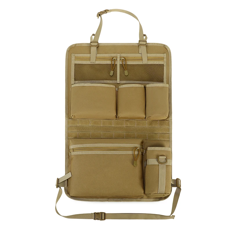Organizador de coche, bolsa de almacenamiento para respaldo de asiento, bolsas colgantes de camuflaje multifunción, bolsillo para guardar y orden, accesorios interiores, 1 pieza - imagen 5