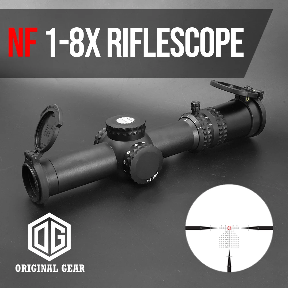 Evolution Gear-mira telescópica NF 1-8X FFP LPVO