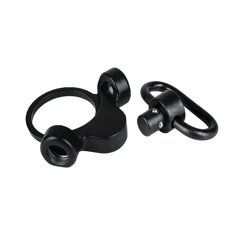 Adaptador de montaje de eslinga QD con receptor de hebilla de correa trasera desmontable rápida de 2 posiciones placa de extremo de bucle doble - imagen 4