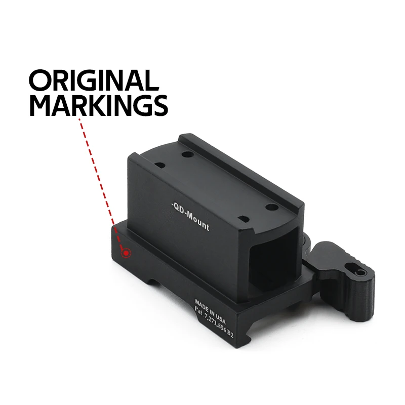 Soporte óptico táctico LT660 QD, soporte de mira de punto rojo para mira de punto rojo M5 M5S 12 con marcas completas - imagen 3