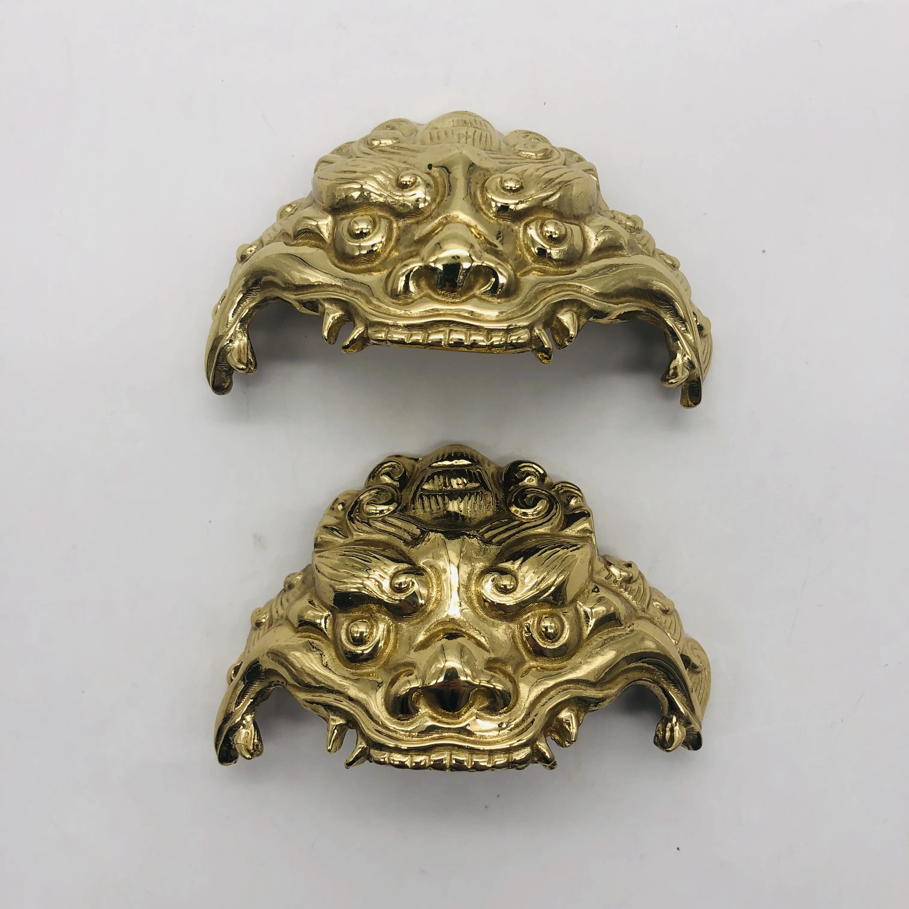 Armadura de muñeca de latón puro, accesorios de armadura de cuerpo recto, bestia pequeña, Tonshan Wen, tortuga, Scaly - imagen 4